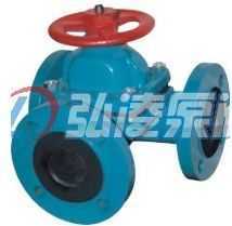 G49J-10三通式衬胶隔膜阀 高效可靠的流体控制解决方案